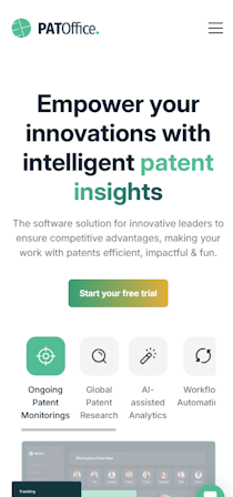 Mock up Europatent per Mobile Mock up Europatent per Mobile