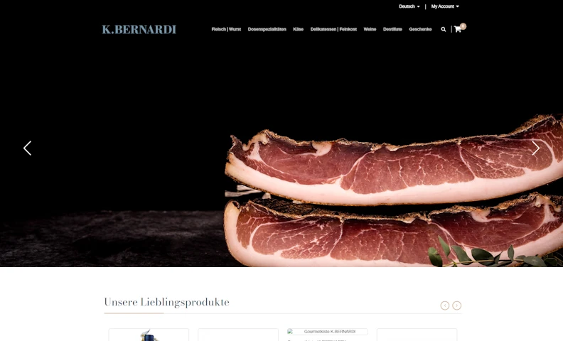 Mock up K.Bernardi for Desktop