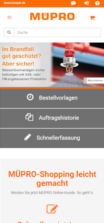 Mock up Müpro für den Mobile Mock up Müpro für den Mobile