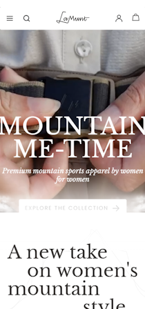 Mock up LaMunt for Mobile Mock up LaMunt for Mobile