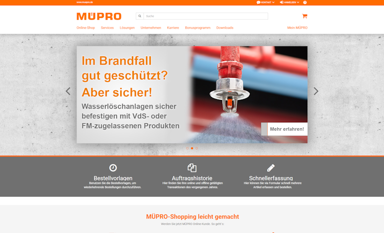 Mock up Müpro für den Desktop Mock up Müpro für den Desktop