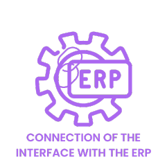 Graphic connection of ther interface with the ERP