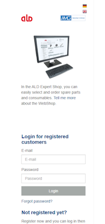 Mock up Ald für den Mobile Mock up Ald für den Mobile