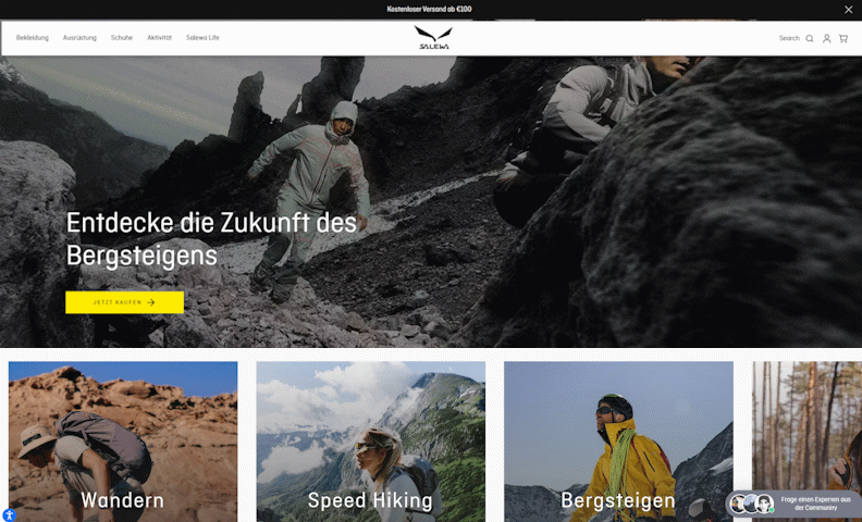 Mock up Salewa for Desktop Mock up Salewa for Desktop