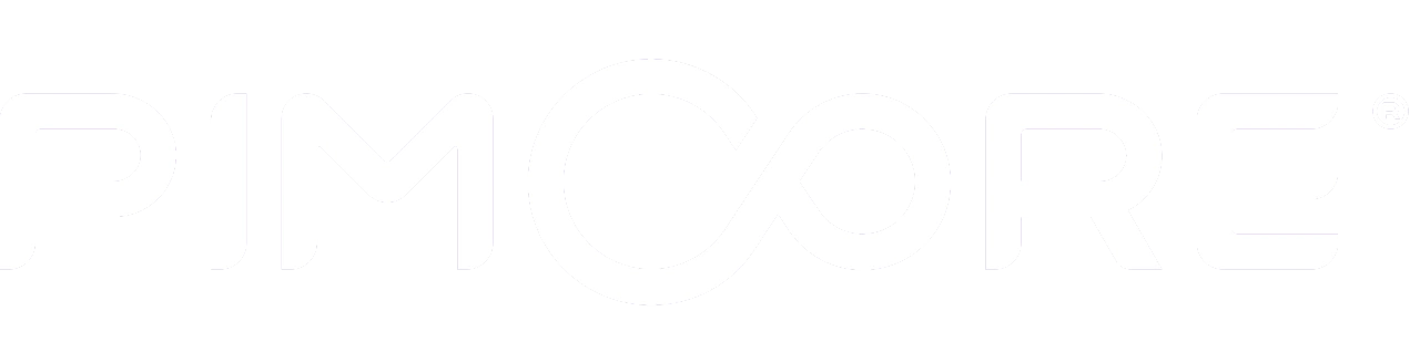 Pimcore white logo Pimcore white logo