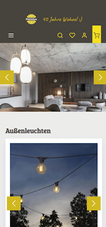 Mock up Platinlux für den Mobile Mock up Platinlux für den Mobile